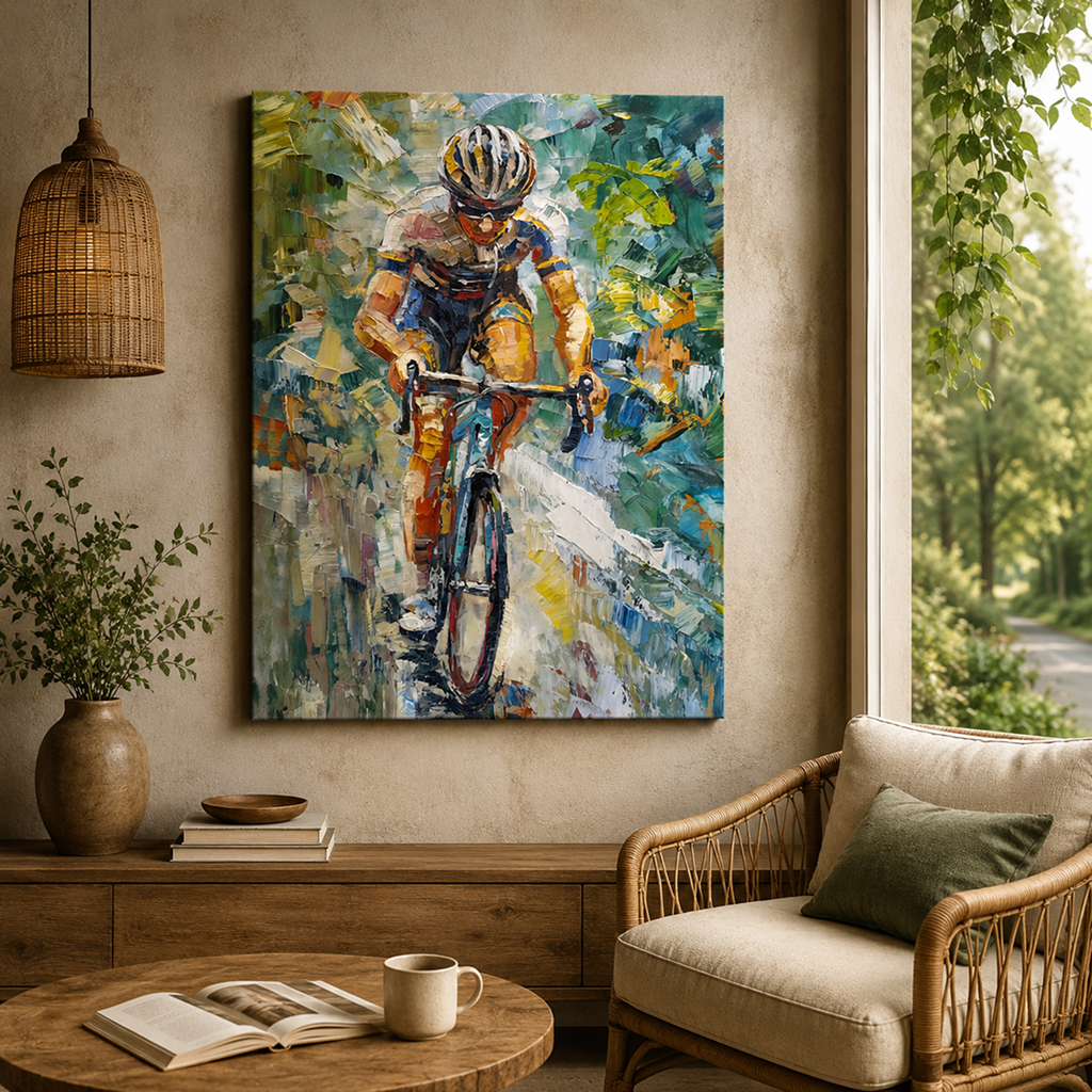 Abstract Cyclist