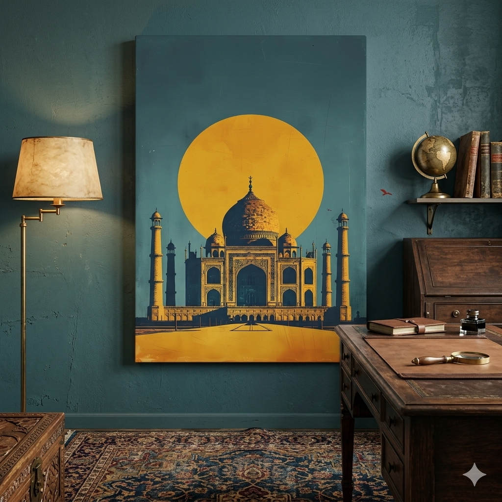 Retro Taj Mahal