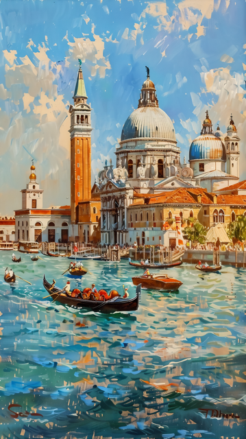 Venetian Azure Serenade