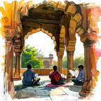 A View of the Taj Mahal
