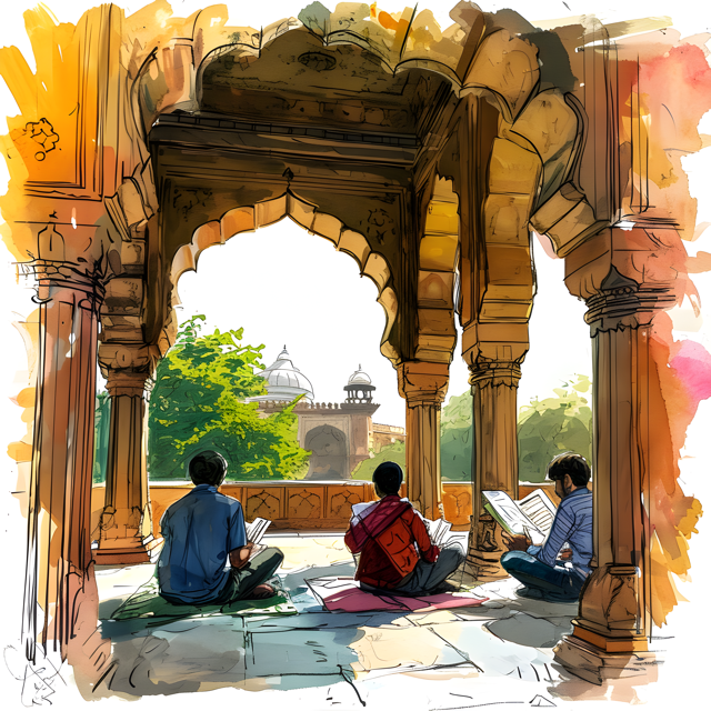A View of the Taj Mahal