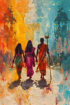 Eternal Devotion: Abstract Heritage
