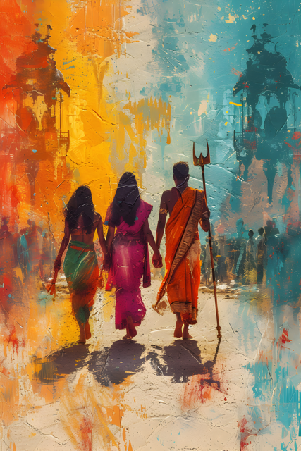 Eternal Devotion: Abstract Heritage