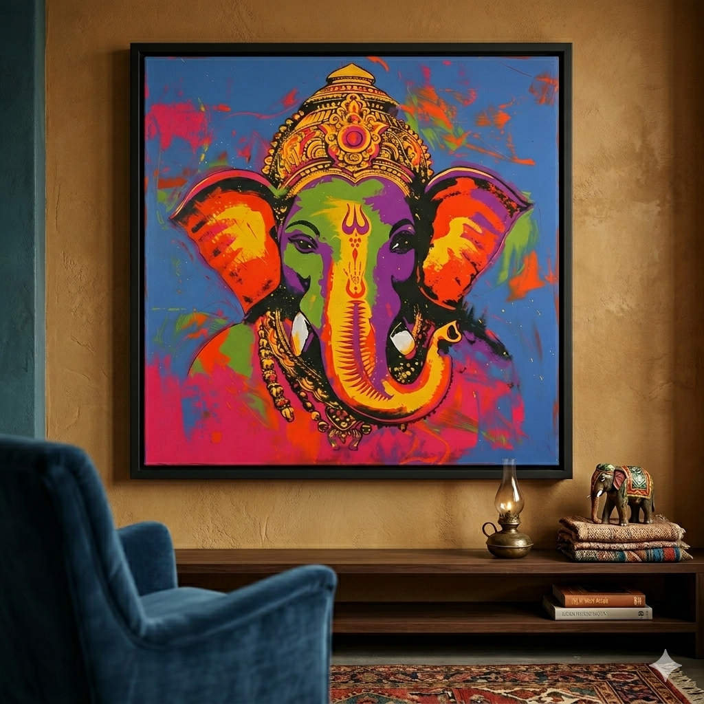 Majestic Ganesha Pop Art
