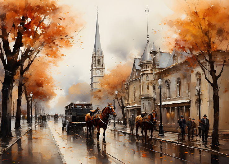 Autumn on the Boulevard