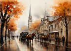 Autumn on the Boulevard